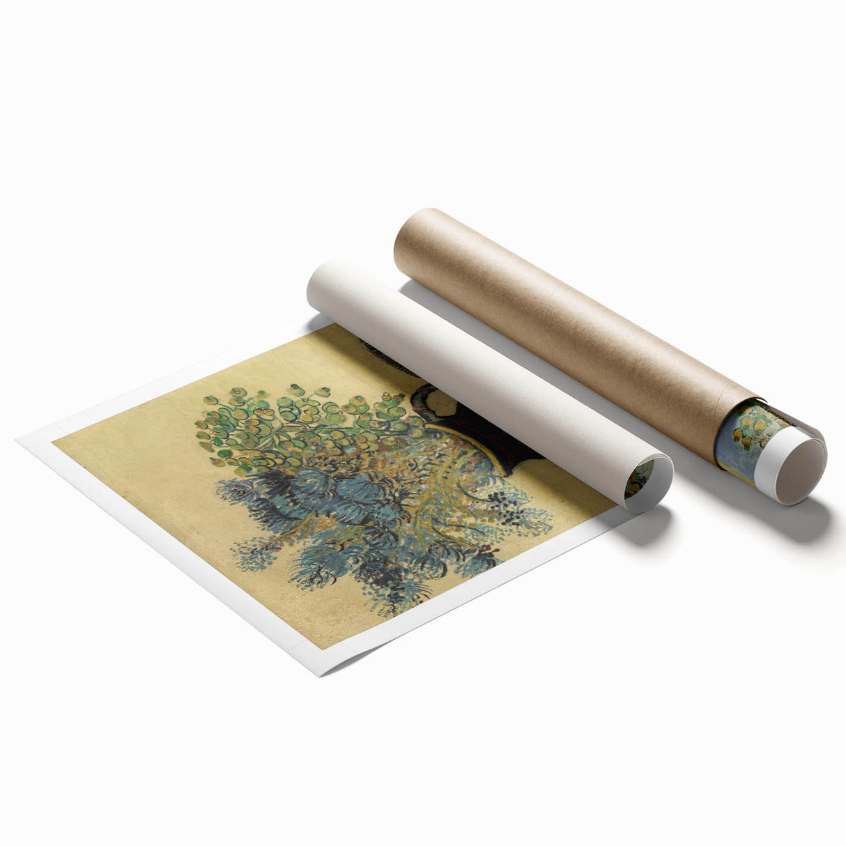 Impressionist Garden Path - Flowering Pathway Wall Art Print