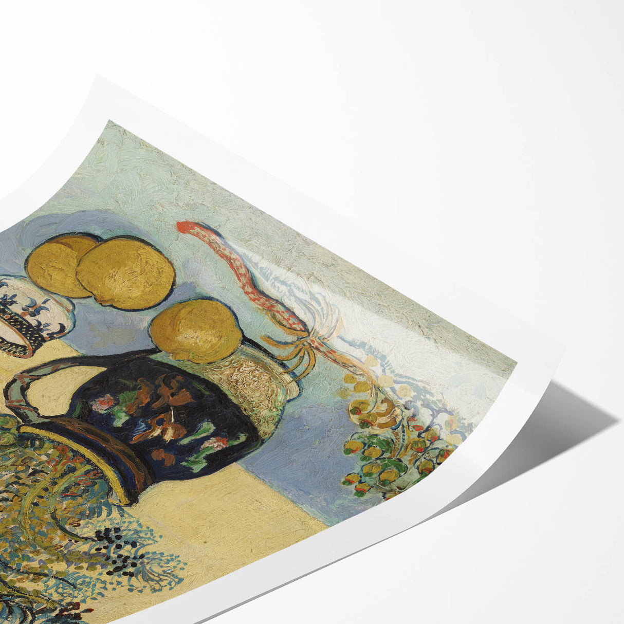 Impressionist Garden Path - Flowering Pathway Wall Art Print