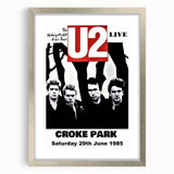 U2 1985 Unforgettable Fire Tour Concert Poster – Live at Croke Park