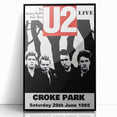 U2 1985 Unforgettable Fire Tour Concert Poster – Live at Croke Park