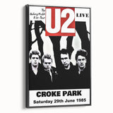 U2 1985 Unforgettable Fire Tour Concert Poster – Live at Croke Park