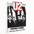 U2 1985 Unforgettable Fire Tour Concert Poster – Live at Croke Park