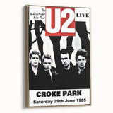 U2 1985 Unforgettable Fire Tour Concert Poster – Live at Croke Park