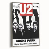U2 1985 Unforgettable Fire Tour Concert Poster – Live at Croke Park