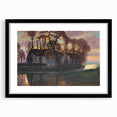 Modern Wall Art - Evening Glow Farm Landscape - Contemporary Art Print