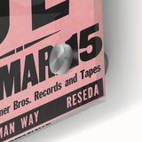 U2 1981 Concert Poster – Vintage Live Show at Country Club