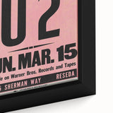 U2 1981 Concert Poster – Vintage Live Show at Country Club