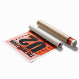 U2 Retro Poster Art - Vintage The War Tour 1983 Red Rocks Print