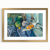 Paul Cézanne Still Life - Apples and Melon Impressionist Wall Art