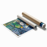 Paul Cézanne Still Life - Apples and Melon Impressionist Wall Art