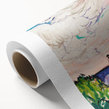 Modern Wall Art - Clouds Over Rooftops | Contemporary Art Print