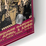 U2 The Unforgettable Fire Tour 1985 Poster Retro Canvas Print