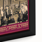 U2 The Unforgettable Fire Tour 1985 Poster Retro Canvas Print