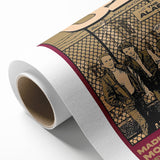 U2 The Unforgettable Fire Tour 1985 Poster Retro Canvas Print