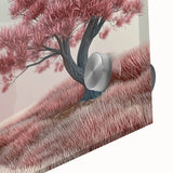 Dreamy Pink Tree Living Room Wall Art - Canvas & Framed Print