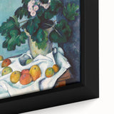 Impressionist Still Life - Flowers and Fruits in Vase Wall Art Print