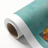 Impressionist Still Life - Flowers and Fruits in Vase Wall Art Print