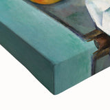 Impressionist Still Life - Flowers and Fruits in Vase Wall Art Print