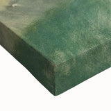 Abstract Modern Art Landscape in Green Tones - Contemporary Wall Decor