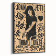 Joan Jett Retro Poster Art - Urban Noize Concert 1985