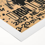 Joan Jett Retro Poster Art - Urban Noize Concert 1985