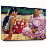 Abstract Modern Art of Tahitian Women - Vibrant Contemporary Wall Decor