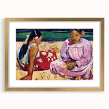 Abstract Modern Art of Tahitian Women - Vibrant Contemporary Wall Decor