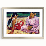 Abstract Modern Art of Tahitian Women - Vibrant Contemporary Wall Decor