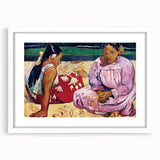 Abstract Modern Art of Tahitian Women - Vibrant Contemporary Wall Decor