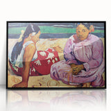 Abstract Modern Art of Tahitian Women - Vibrant Contemporary Wall Decor