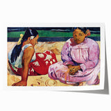 Abstract Modern Art of Tahitian Women - Vibrant Contemporary Wall Decor