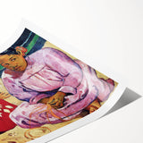 Abstract Modern Art of Tahitian Women - Vibrant Contemporary Wall Decor