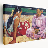 Abstract Modern Art of Tahitian Women - Vibrant Contemporary Wall Decor