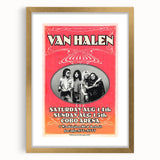 Van Halen 1982 Concert Poster Retro Art - Cobo Arena Detroit