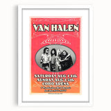 Van Halen 1982 Concert Poster Retro Art - Cobo Arena Detroit