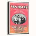 Van Halen 1982 Concert Poster Retro Art - Cobo Arena Detroit