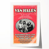 Van Halen 1982 Concert Poster Retro Art - Cobo Arena Detroit