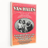 Van Halen 1982 Concert Poster Retro Art - Cobo Arena Detroit