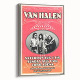 Van Halen 1982 Concert Poster Retro Art - Cobo Arena Detroit