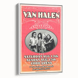 Van Halen 1982 Concert Poster Retro Art - Cobo Arena Detroit