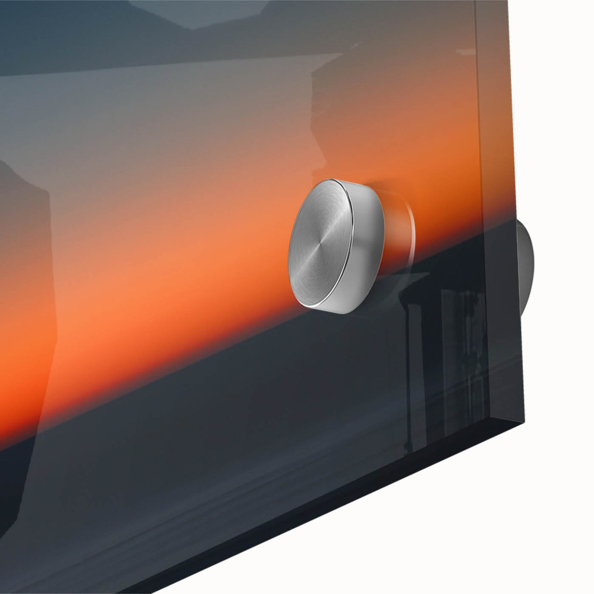 Twilight Gradient – Dynamic Minimal Sunset Abstract Motion Wall Art