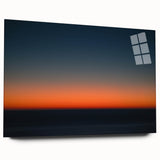 Twilight Gradient – Dynamic Minimal Sunset Abstract Motion Wall Art