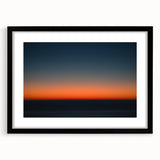 Twilight Gradient – Dynamic Minimal Sunset Abstract Motion Wall Art