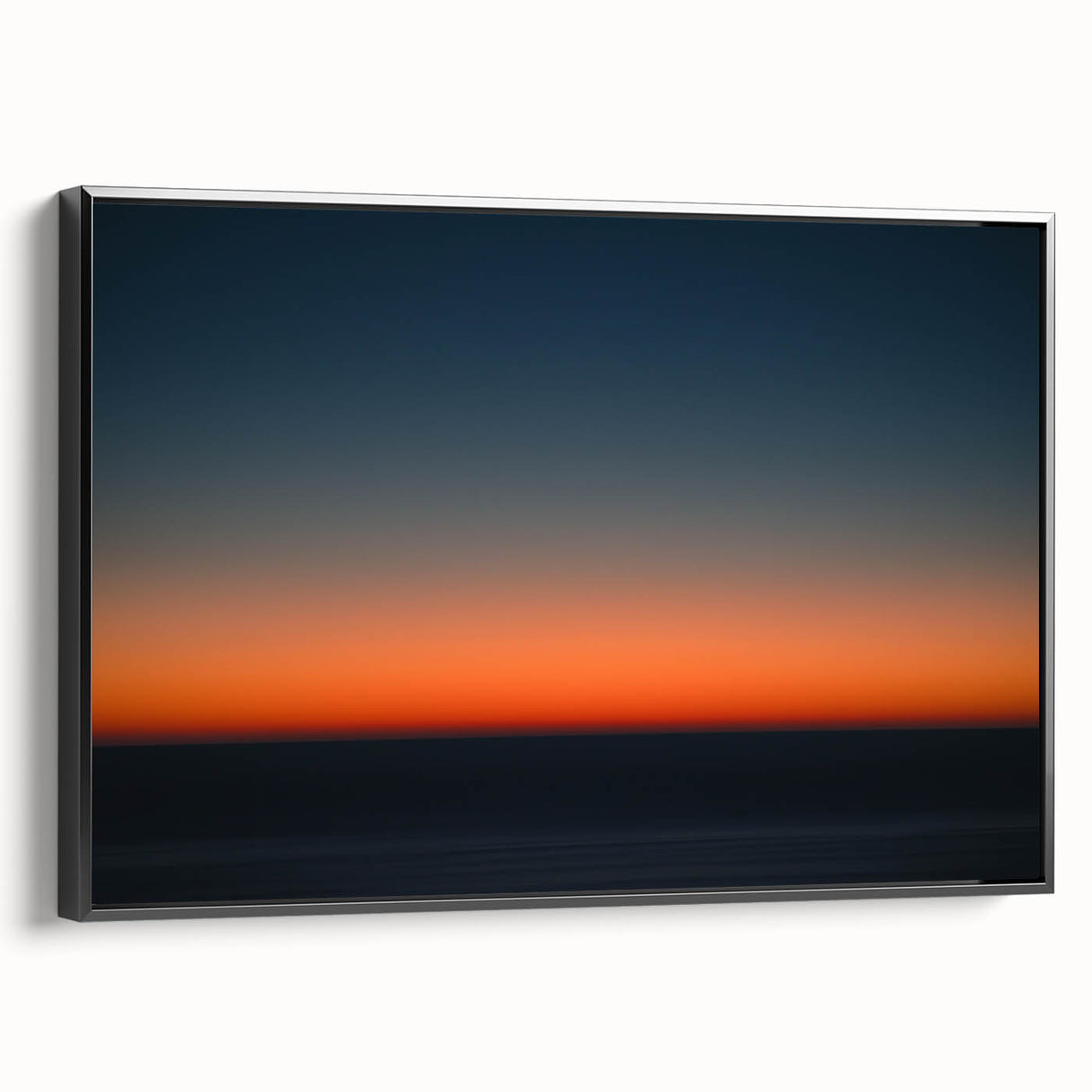 Twilight Gradient – Dynamic Minimal Sunset Abstract Motion Wall Art