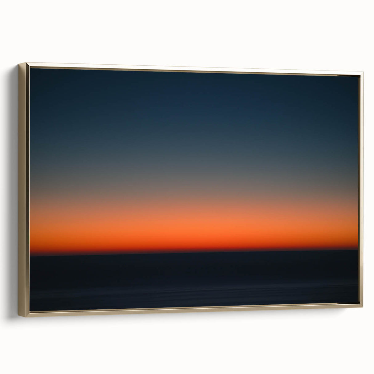 Twilight Gradient – Dynamic Minimal Sunset Abstract Motion Wall Art