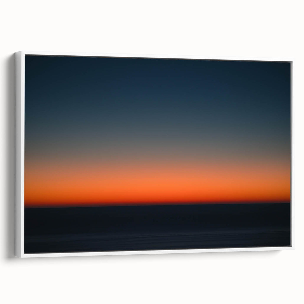 Twilight Gradient – Dynamic Minimal Sunset Abstract Motion Wall Art