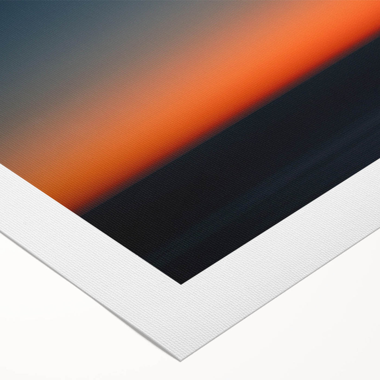 Twilight Gradient – Dynamic Minimal Sunset Abstract Motion Wall Art