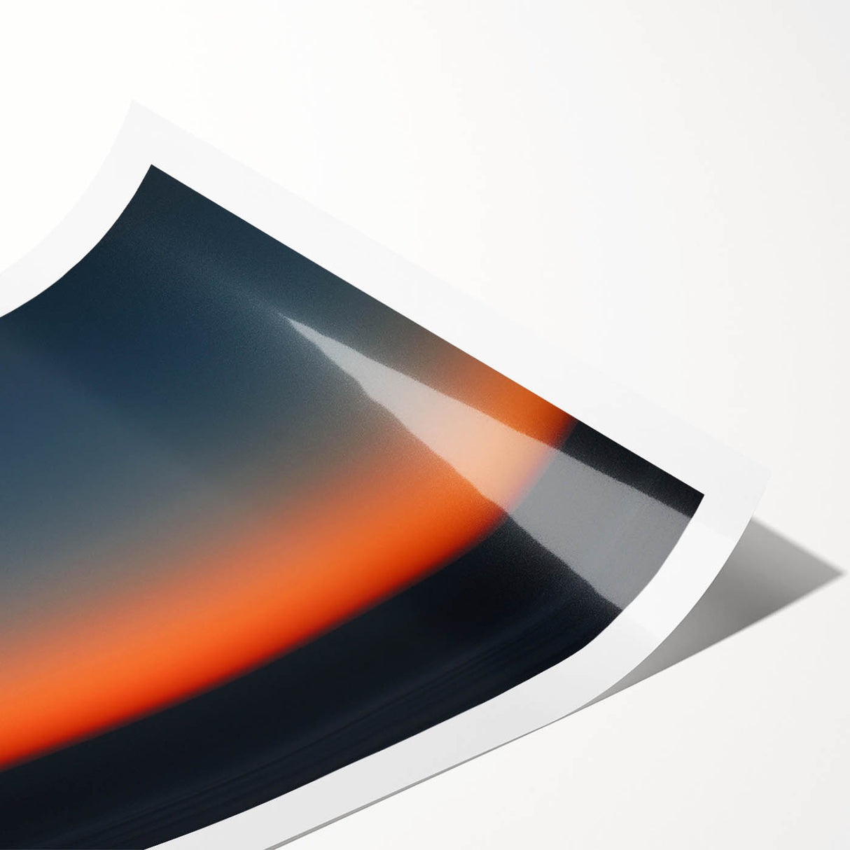 Twilight Gradient – Dynamic Minimal Sunset Abstract Motion Wall Art