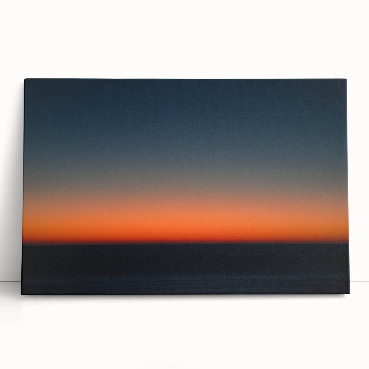 Twilight Gradient – Dynamic Minimal Sunset Abstract Motion Wall Art