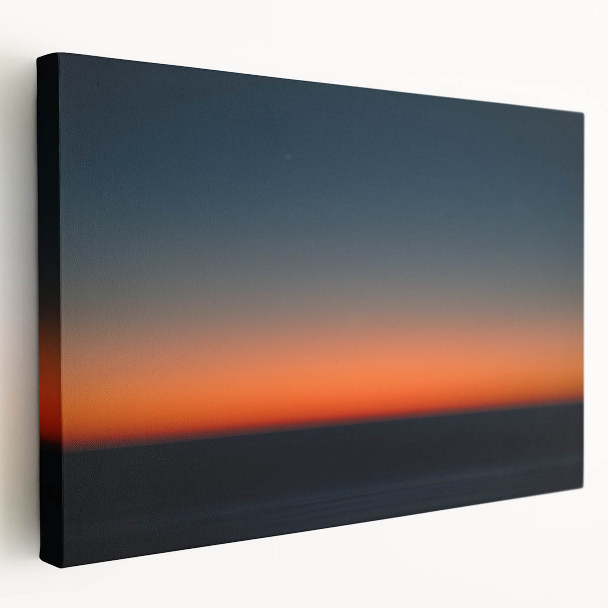 Twilight Gradient – Dynamic Minimal Sunset Abstract Motion Wall Art